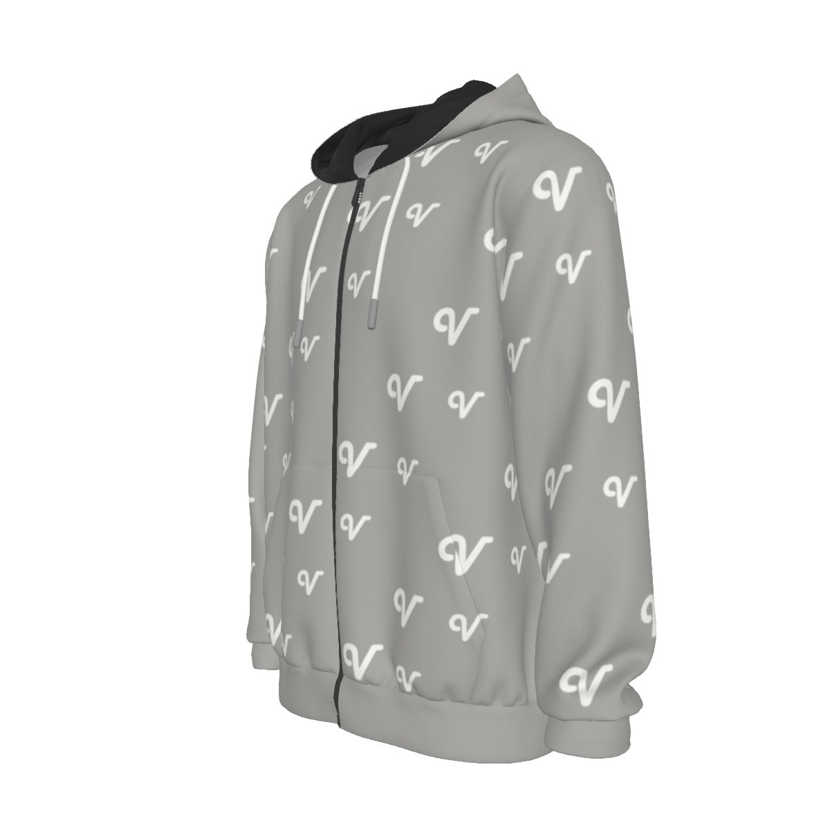 V-Pro Zip-up Hoodie (Grey)