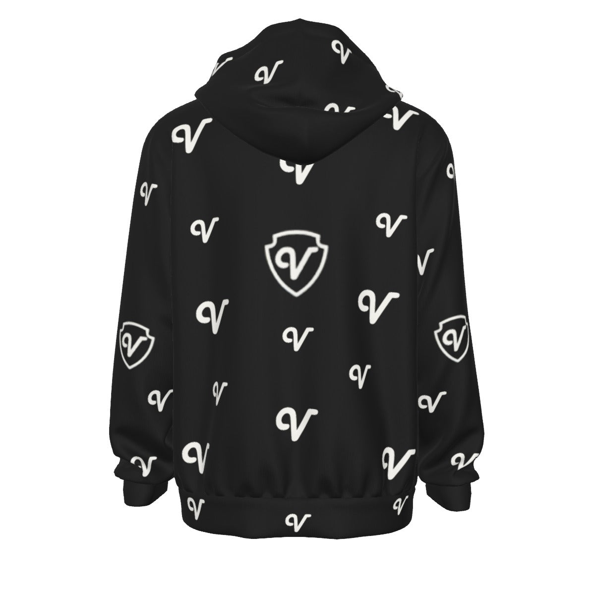 V hoodie (Black)